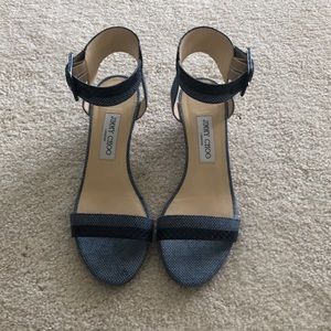 Light blue Jimmy Choo sandals